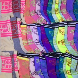 PINK’S VICTORIA SECRET SOCKS🌈✨🦄❕
